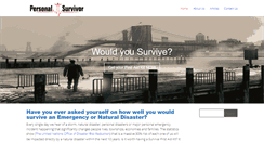 Desktop Screenshot of personalsurvivor.com